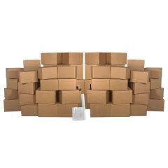 UBMOVE Basic Moving Boxes Kit #4 contains 52 packing boxes 
