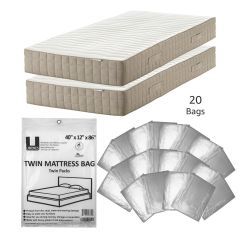 UBMOVE mattress bag is the perfect choice to protect your mattress and the box spring.