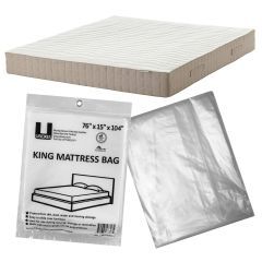 The UBMOVE king mattress bags are used to cover your box spring and mattress.