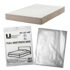 NYC Moving Boxes Full Mattress Bag made of 2MIL plastic