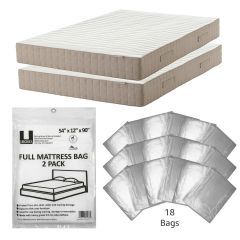 Pack of 18 full mattress bags | UBMOVESIMPLE