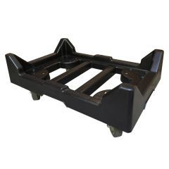 Very sturdy plastic dolly 27"x17" for transporting totes UBMOVE